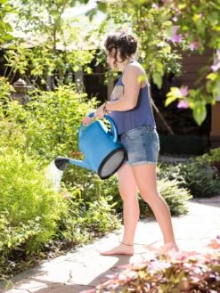 French Blue Watering Can -Green Works Shop 06341 1341 tif