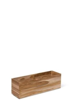 Teak Window Boxes, 8" -Green Works Shop 38835 0499 tif