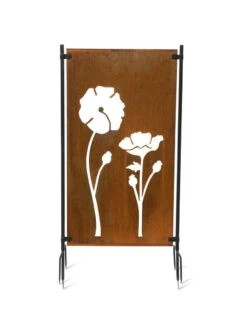 Poppy Corten Steel Screen 9 Poppy Corten Steel Screen -Green Works Shop 3 4 crop 8612984 3178