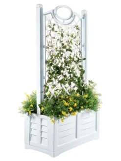 Separate Flower Box With Trellis -Green Works Shop 3 4 crop 8613626 14V