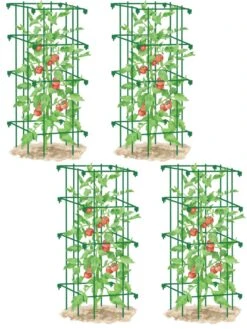 Tomato Cages, Set Of 4 -Green Works Shop 8587040 GR 001E tif