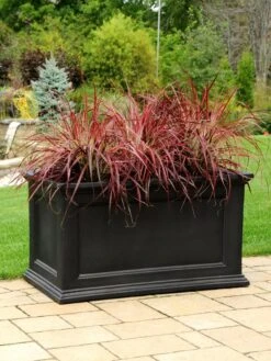 Fairfield Self-Watering Patio Planters, 20” X 36” -Green Works Shop 8588417 12V tif