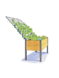 Space-Maker Pivoting Trellis, 4' 8 Space-Maker Pivoting Trellis, 4' -Green Works Shop 8590247 SMTrellis 4ft tif