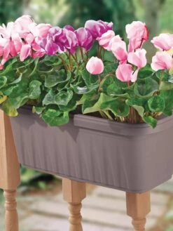 Adjustable Self-Watering Railing Planter, 24" -Green Works Shop 8592173 02V tif