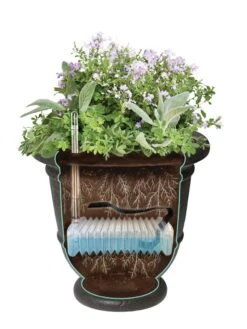 Kylemore Self-Watering Urn Planter -Green Works Shop 8592688 SWKylemore art tif