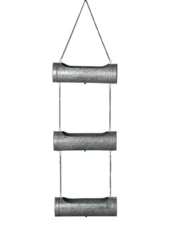 Galvanized Hanging Triple Planter 14 Galvanized Hanging Triple Planter -Green Works Shop 8595213 0005 tif