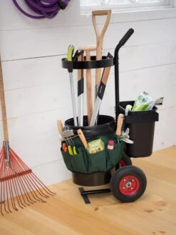 Mobile Tool Storage Caddy -Green Works Shop 8595218 7409 tif