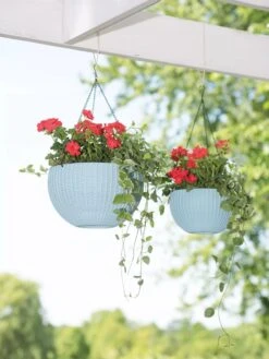 Weave Self-Watering Hanging Basket, 10" -Green Works Shop 8596490 2069 tif