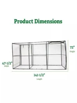 Crop Cage, 4' X 12' -Green Works Shop 8596540 2