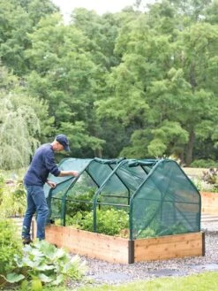 3-Season Plant Protection Tent, 4' X 8' -Green Works Shop 8598282 0101 tif