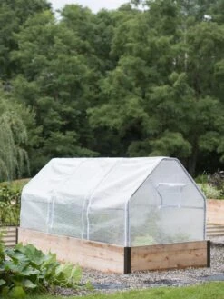 3-Season Plant Protection Tent, 4' X 8' -Green Works Shop 8598282 0234 tif