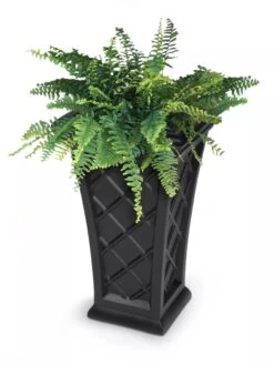 Carolina Self-Watering Tall Planter, 28" -Green Works Shop 8598645 101V tif