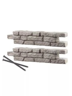 Rock Lock Interlocking Garden System, Straight Sets -Green Works Shop 8598735 01V