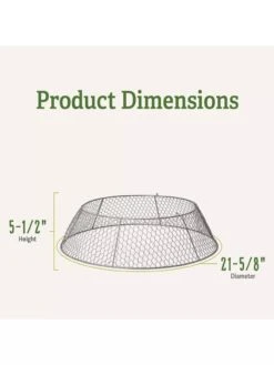 Chicken Wire Cloche Extension -Green Works Shop 8599107 1