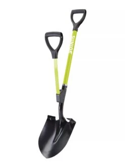 Sun Joe® Shovelution Steel Blade Shovel With Spring Assist Handle -Green Works Shop 8599166 03V tif