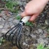Nisaku Japanese Stainless Steel Garden Claw Rake And Cultivator