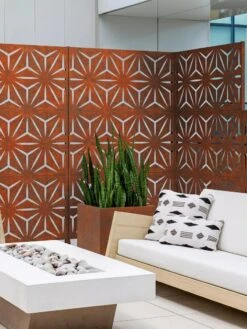 Veradek 3-Panel Privacy Screen Set, Star -Green Works Shop 8599205 06V tif