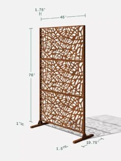 Veradek 3-Panel Privacy Screen Set, Web -Green Works Shop 8599206 12V tif