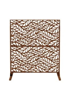 Veradek 2-Panel Privacy Screen Set, Flowleaf 15 Veradek 2-Panel Privacy Screen Set, Flowleaf -Green Works Shop 8599212 13V tif