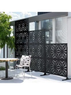 Veradek 2-Panel Privacy Screen Set, Star -Green Works Shop 8599214 08v