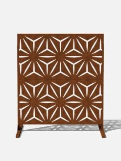 Veradek 2-Panel Privacy Screen Set, Star -Green Works Shop 8599214 14v