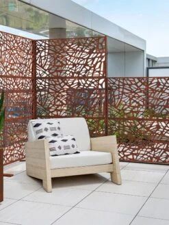 Veradek 2-Panel Privacy Screen Set, Web -Green Works Shop 8599215 05V tif