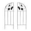 Achla Designs Sunflower Trellis Side Panels, Set Of 2 -Green Works Shop 8599488 01v achla designs sunflower trellis side panels