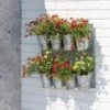 8 Pot Metal Wall Planter -Green Works Shop 8609089 5656 tif
