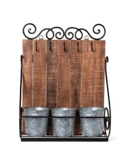 Wall Shelf With Planters -Green Works Shop 8609515 9310 tif