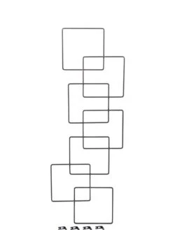 Building Blocks Wall Trellis, 45" -Green Works Shop 8610183 3933 tif