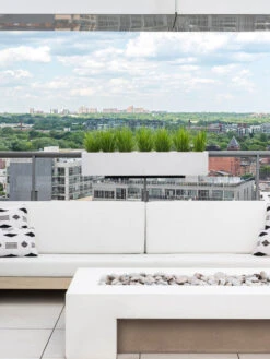 Veradek Metallic Series Railing Planters -Green Works Shop 8611612 27v