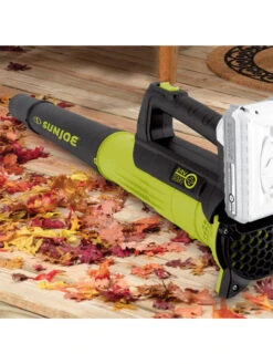 Sun Joe® 24V ION+ 2.0-Ah Cordless Compact Turbine Jet Blower, 100-MPH 350-CFM -Green Works Shop 8612516 11v