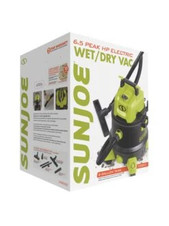 Sun Joe® 8-Gal 1200W 6.5 Pk HP Wet/Dry Shop Vac, HEPA,w/Cleaning Attachments 14 Sun Joe® 8-Gal 1200W 6.5 Pk HP Wet/Dry Shop Vac, HEPA,w/Cleaning Attachments -Green Works Shop 8612522 01v