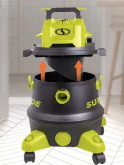 Sun Joe® 8-Gal 1200W 6.5 Pk HP Wet/Dry Shop Vac, HEPA,w/Cleaning Attachments 13 Sun Joe® 8-Gal 1200W 6.5 Pk HP Wet/Dry Shop Vac, HEPA,w/Cleaning Attachments -Green Works Shop 8612522 07v
