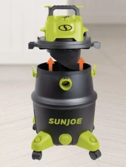 Sun Joe® 12-Gal 1200W 6.5 Pk HP Wet/Dry Shop Vac, HEPA Filtration, Wheeled W/Attachments 11 Sun Joe® 12-Gal 1200W 6.5 Pk HP Wet/Dry Shop Vac, HEPA Filtration, Wheeled W/Attachments -Green Works Shop 8612523 06v