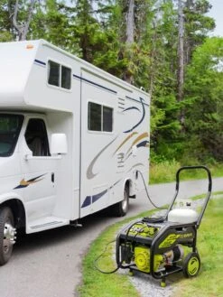 Sun Joe® 4,100/3,300-Running Watt Propane Powered Portable Generator W/24VBattery Starter -Green Works Shop 8612525 07v