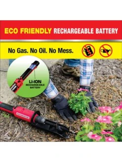 Rotoshovel Battery-Operated Garden Auger -Green Works Shop 8612719 06v