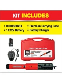 Rotoshovel Battery-Operated Garden Auger -Green Works Shop 8612719 07v