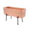 Achla Designs Copper Flower Box With Folding Stand -Green Works Shop 8612914 02v achla designs copper flower box with folding stand
