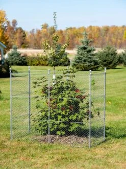 Tall Chicken Wire Critter Fence Extension Panel, Set Of 2 -Green Works Shop 8613260 0030 1