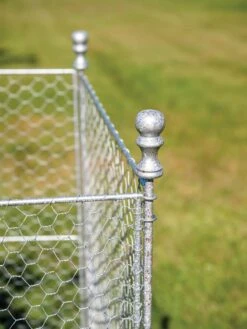 Tall Chicken Wire Critter Fence Extension Panel, Set Of 2 -Green Works Shop 8613260 0082 1
