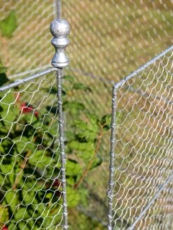Tall Chicken Wire Critter Fence With Gate -Green Works Shop 8613260 0083