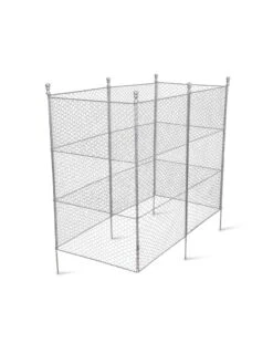 Tall Chicken Wire Critter Fence Extension Panel, Set Of 2 -Green Works Shop 8613260 6053 1