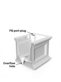 Fairfield Self-Watering Window Box, 2’ -Green Works Shop 8613268 04V tif
