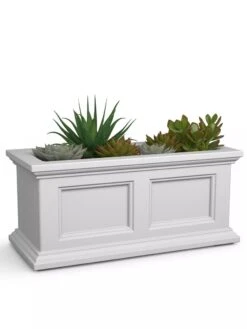 Fairfield Self-Watering Window Box, 2’ -Green Works Shop 8613268 12V tif