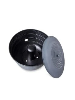 Ribbed Hose Pot With Lid -Green Works Shop 8613332 5808