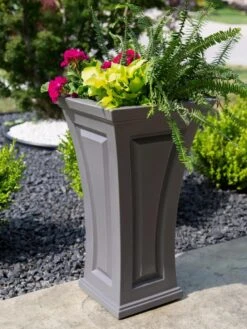 Cambridge Tall Planter, 28" Height -Green Works Shop 8613524 08V