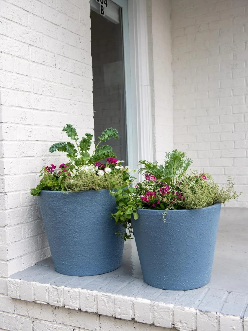 Self-Watering FiberStone Planters 3 Self-Watering FiberStone Planters