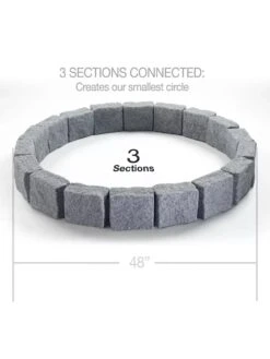 Beuta™ 6-Block Edging Section, 4 Pack -Green Works Shop 8614155 04V 3 4