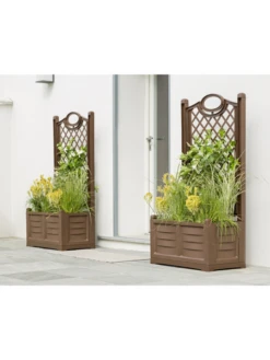 Separate Flower Box With Trellis -Green Works Shop webimage 8613626 02V